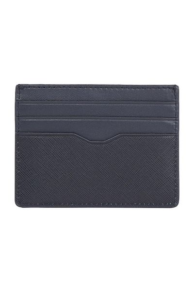 Tommy Hilfiger Men's Navy Blue Wallet - Smooth Surface, Multiple Card Slots, Brand Logo Am0Am11583-Dw6