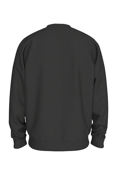 Tommy Hilfiger Męska czarna bluza z logo marki, odpowiednia do codziennego użytku DM0DM17986 BDS