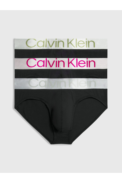 Calvin Klein Erkek Marka Logolu Elastik Bel Bantlı Siyah Boxer 000NB3129A GIW