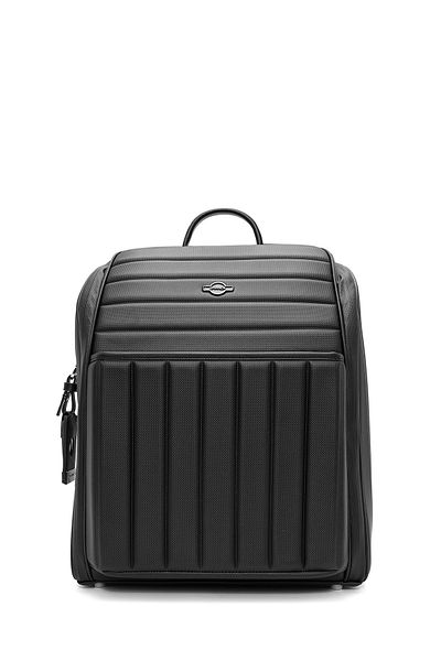 Derimod D-Pack Men's Black Fabric Backpack 24Wbd30216F