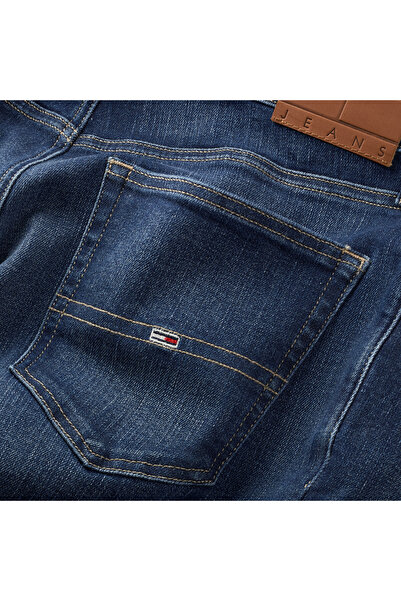 Tommy Hilfiger Erkek Marka Logolu Scanton Slim Fit Şık Görünüşlü Klasik 5 Cepli Günlük Kullanıma Uy