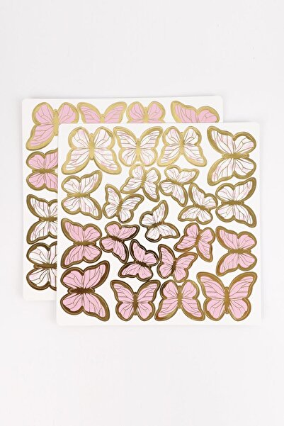 Le Mabelle Декоративний метелик для вечірки - рожевий