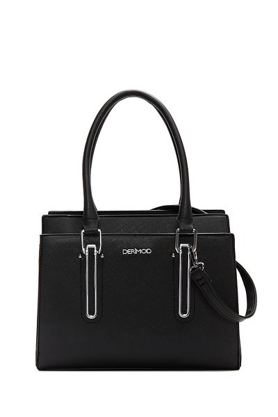 Derimod Women's Black Long Strap Handbag 25Sbd 260814