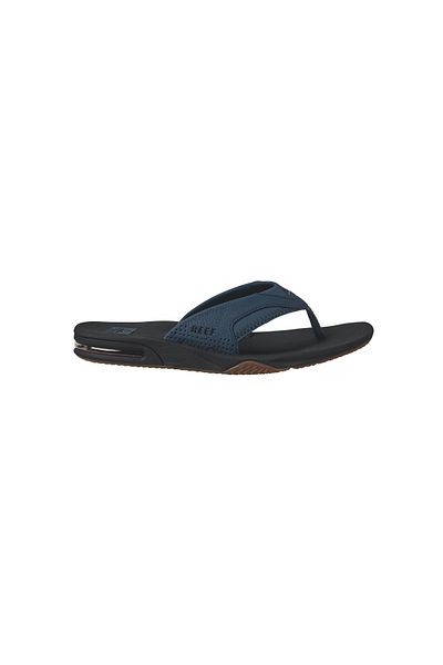 Reef CJ4072 Model - Men's Blue Slippers with Opener Flip Flop Fanning Design