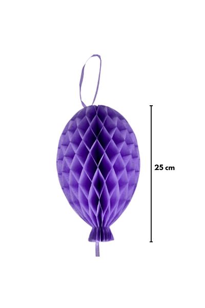 Le Mabelle Lilac Honeycomb Balloon Party Ornament