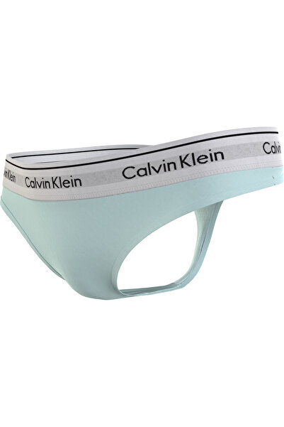 Calvin Klein Kadın Tanga Külot - Rahat Elastik Bant, Düz Desen