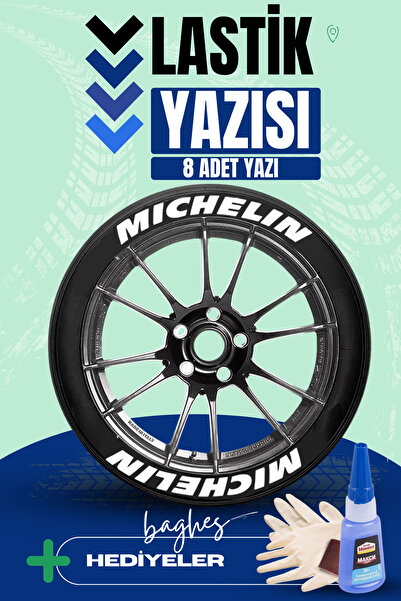 Baghes Motosiklet ve Otomobil Araç 3D Oto Lastik Yazısı Sticker Arma Seti – 8...