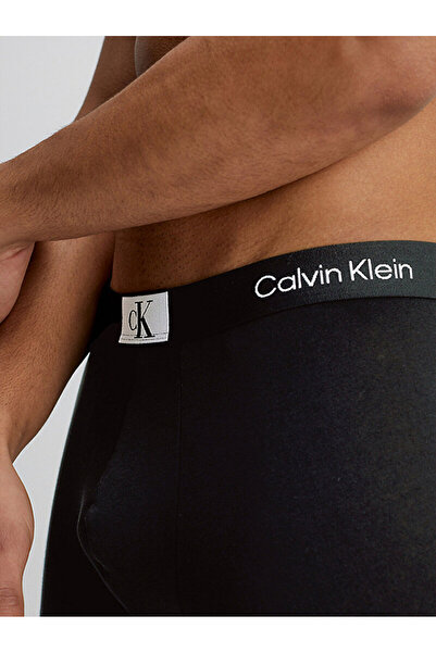 Calvin Klein Ανδρικά μαύρα μποξεράκια Calvin Klein Signature με λάστιχο 000Nb3528A Ub1