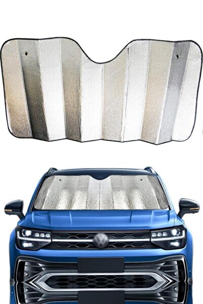 Kingstar 140 X 70 Cm Araba Ön Cam Güneşlik Cam Güneşliği Otomobil Güneşlikler...