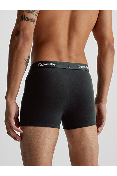 Calvin Klein Ανδρικά μαύρα μποξεράκια Calvin Klein Signature με λάστιχο 000Nb3528A Ub1
