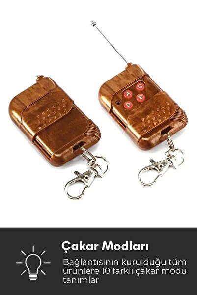 Nicevia وحدة F1 الوامضة - تعمل بالخشب |   12 وظيفة للتحكم عن بعد