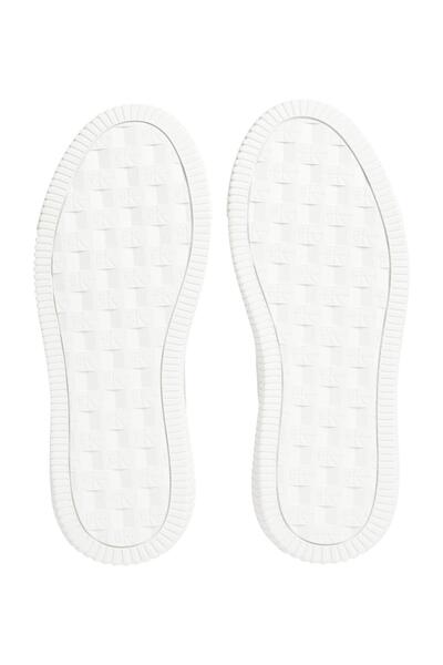 Calvin Klein Kadın Marka Logolu Günlük Kullanıma Uygun Beyaz Sneaker YW0YW01224 YBR