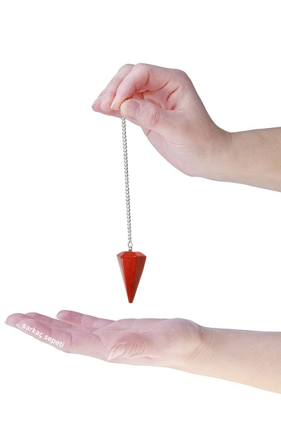 TAŞ SEPETİ Jasper Natural Stone - Pandula Energy Powered, Special Pendulum