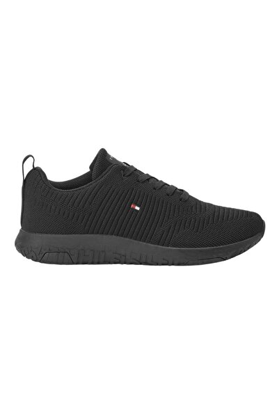 Tommy Hilfiger Erkek SİYAH Erkek Spor Ayakkabı FM0FM02838BDS Siyah