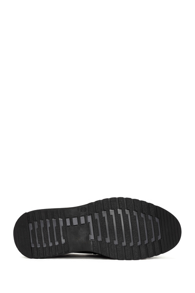 Derimod Black Leather Men's Loafer - 24WFD6713FT