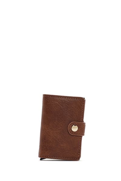 Derimod Men's Brown Mechanical Wallet - 000a2d3601as