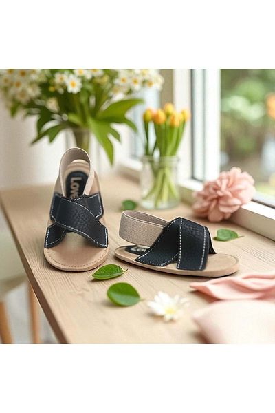 Balgüneş Tekstil Cross Sandals Booties Black