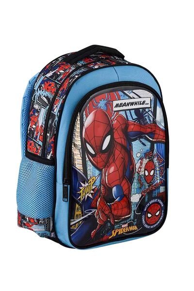 Otto Frocx Otto Spiderman Due Meanwhile 2 Compartment Primary School Backpack