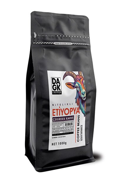 Dagk Etiyopya Çekirdek Kahve 1000g (%100 Arabica)