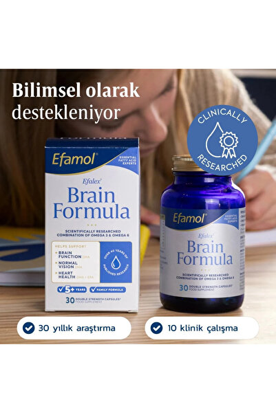 Efamol Efalex Brain Formula Capsules 30 soft jel kapsül