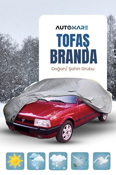 Kingstar Fiat Tofaş Doğan Şahin Uyumlu Lüks Kalite Oto Araba Brandası - Örtüsü YGBR0001