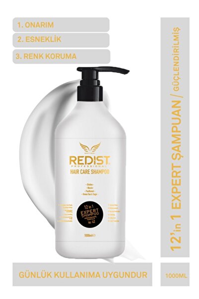 Redist Saç Dökülme Karşıtı Hızlı Uzamaya Yardımcı Güçlendirici 12IN1 Biotin Set Vegan 1000 ml