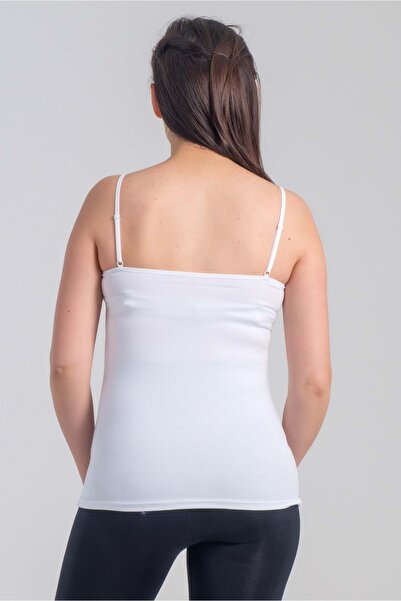 Belinay 6015 Γυναικείο εσώρουχο με ατσάλινο μοτίβο μπροστά Λευκό L