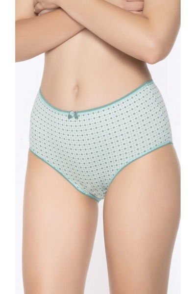 Belinay 3508 Women's High Waist Bato Panties 4 Pack Patterned XXL