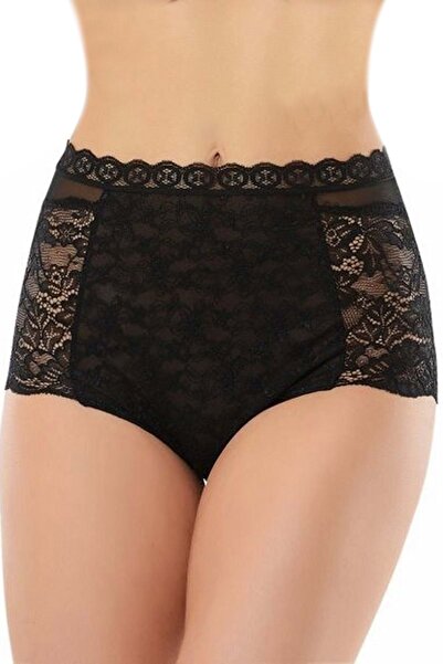 Belinay 0220 Dantelli Bato Külot Siyah L
