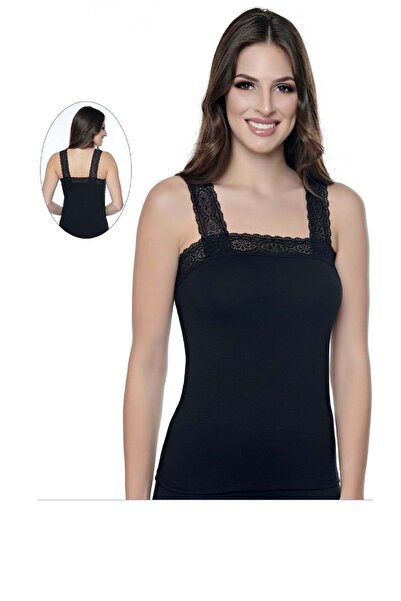 Belinay 6012 Γυναικείο Μονό Δαντελένιο Λευκό XXL