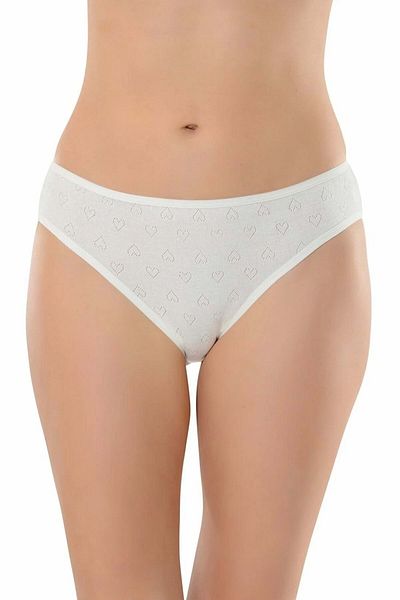 Belinay 0226 Women's 100% Cotton Slip Panties White Standard Size