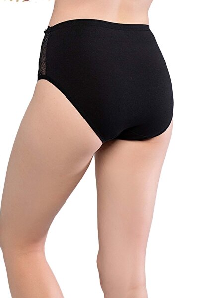 Belinay 3036 Chiloți de damă din dantelă în față Negru M
