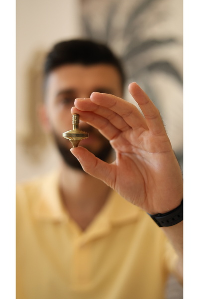 sancak otomasyon makina Stres giderici metal Topaç, odaklanma için el oyuncağ...