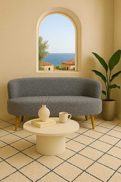 eda hacıoğlu edam bedding group Gri Teddy Çift Kişilik Berjer (SALON, BALKON, OFİS)