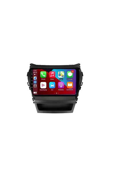 Hyundai Android screen for Hyundai Santa Fe 2013-2017 (4 RAM & 64 GB memory) supports CarPlay and Android Auto