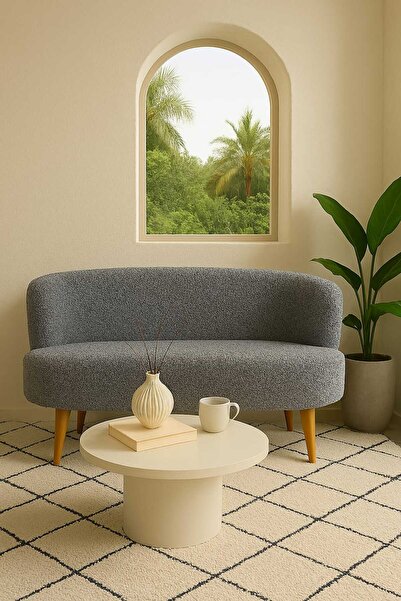 eda hacıoğlu edam bedding group Gri Teddy Çift Kişilik Berjer (SALON, BALKON, OFİS)