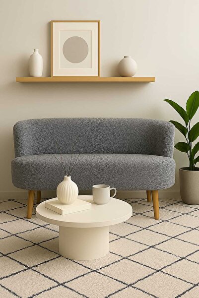 eda hacıoğlu edam bedding group Gri Teddy Çift Kişilik Berjer (SALON, BALKON, OFİS)