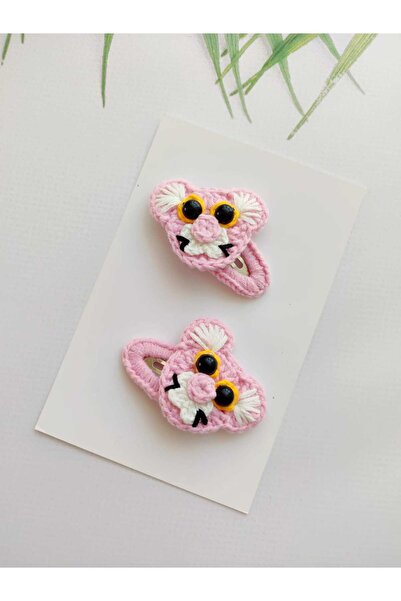 Kadın Girişimciler Atölyesi Cataramă cu 2 bucăți realizată manual Pink Panther