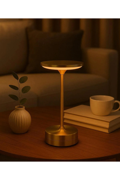 Cata CT-8438 Toronto Gold Dokunmatik Şarjlı Dimmerli Masa Lambası
