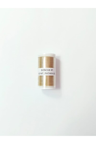 Eskişehir hobi sanat 60 Metre Patara Bej Renk Kum Boncuk ipi Boncuk işleme ip...