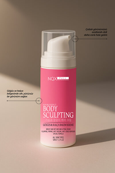 NQX PULL PROFESSIONAL Göğüs Ve Kalça Dikleştirici & Dolgunlaştırıcı , Büyütücü, Sıkılaştırıcı Yardımcı Bakım Kremi 50ml