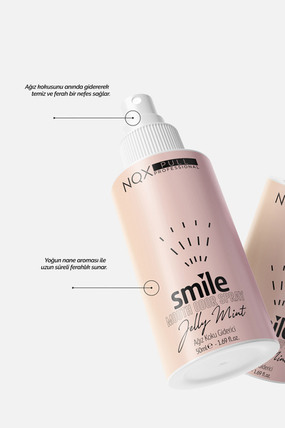 NQX PULL Ağız Koku Spreyi Spreyi Anında Koku Giderici Sprey Jelibon,nane