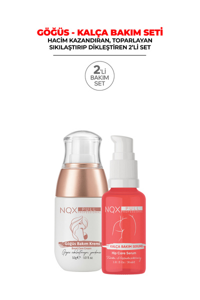 NQX PULL Gögüs Büyütmeye ve Kalca Büyütmeye Yardımcı 2 li Özel Set