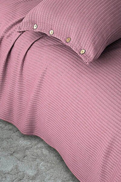 Cottonest Single Knit Pique Bed Spread with Pillow