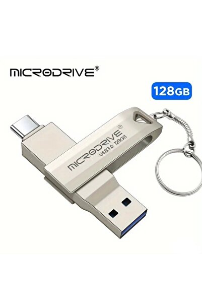 Genel Markalar 128Gb. Type-c Ve Usb 3.0 Hızlı Usb Flash Bellek Otg Çift Giriş...