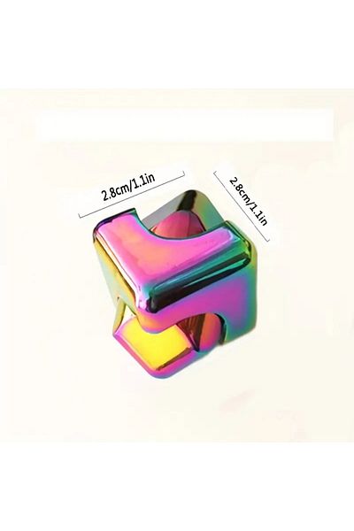 LRS STORE All Metal Stress Wheel Smoothly Rotating Stress Cube High Quality Fidget Spiner Fidget Cupe