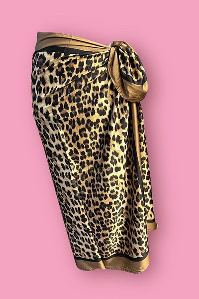 BAHELS Leopard Patterned Special Design Pareo - 95*145 Cm
