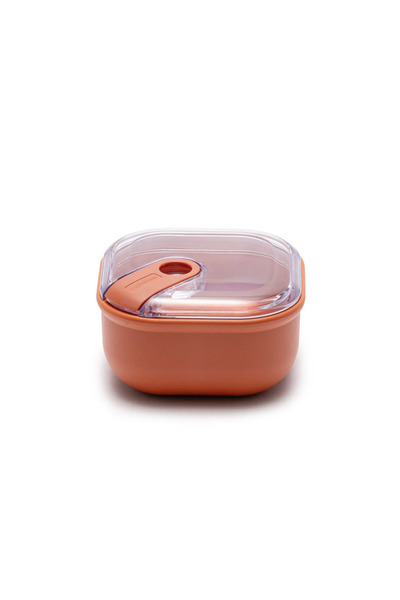 CooknKeep Pull Box Square Storage Container Set Sunrise