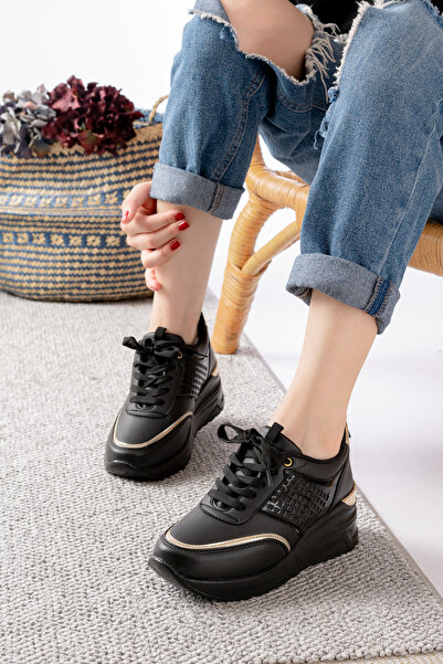 marinarosse حذاء رياضي نسائي بكعب مخفي ونعل عالي من روان