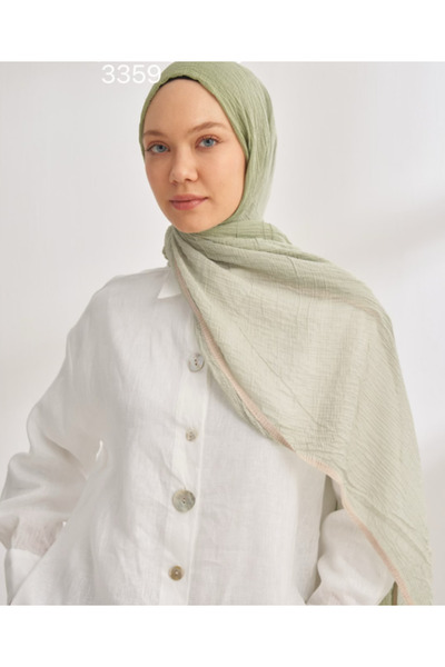 ARMANDA Muslin Tie-Dye Shal - Linen-Çağla